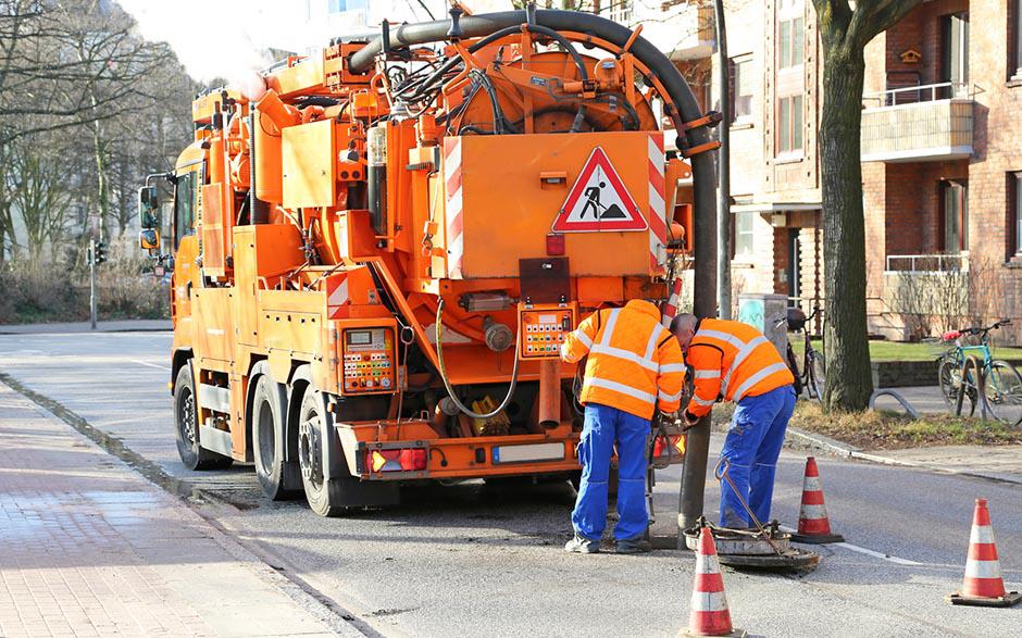 camion à vidange Gif-sur-Yvette